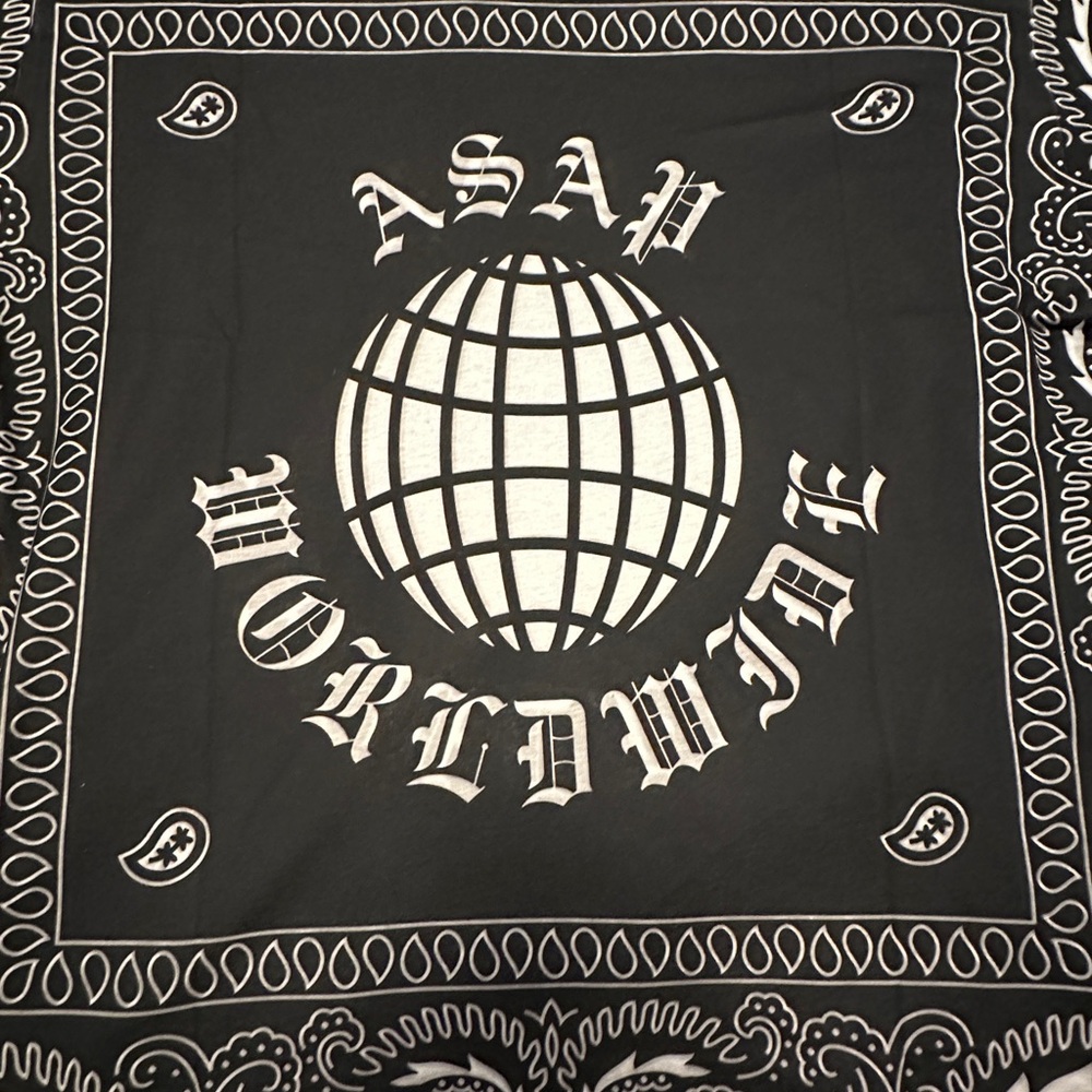 ASAP Rocky Worldwide Paisley Bandana T-shirt